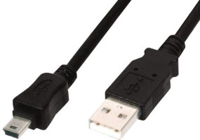 foto de CABLE DIGITUS USB 2.0 TIPO A - MINI B (5 PINES) M/M, 1M SW