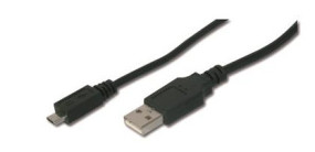 foto de CABLE DIGITUS USB TIPO A - MICRO B M/M 1M COMPATIBLE CON USB 2.0 SW