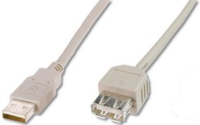 foto de CABLE DIGITUS EXTENSION USB 2.0 TIPO A M/H 1,8m be