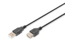 foto de CABLE DIGITUS EXTENSION USB 2.0 TIPO A M/F 3M SUITABLE BLANCO