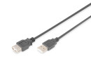 foto de CABLE DIGITUS EXTENSION USB 2.0 TIPO A M/F 3M DOBLE APANTALLADO BLANCO