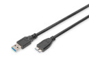 foto de CABLE DIGITUS ADAPTADOR USB 3.0 tipo A - micro B M/M 1,8m sw