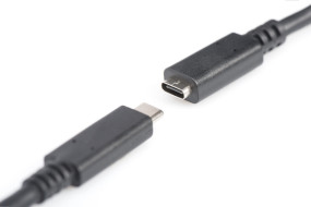 foto de CABLE DIGITUS EXTENSION USB TIPO C - C M/F 0.7m 5A 10GB VERSION 3.1 CE, SW