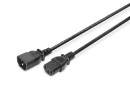 foto de CABLE ALIMENTACION DIGITUS C14 - C13 M/H 1,8M H05VV-F3G 0,75MM SW