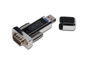 foto de ADAPTADOR DIGITUS USB SERIAL DSUB 9M INCL. CABLE 80M USB A M/USB