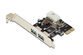 foto de TARJETA EXPANSION DIGITUS PCI EXPRESS 2x USB 3.0 INCL. LOW PROFILE BRACKET