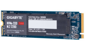 foto de SSD GIGABYTE 256GB NVME M.2 PCIE X2