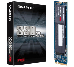 foto de SSD GIGABYTE 256GB NVME M.2 PCIE X2