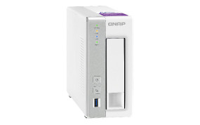 foto de QNAP TS-131P servidor de almacenamiento AL212 Ethernet Tower Gris, Blanco NAS