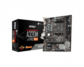 foto de MSI A320M-A PRO MAX placa base AMD A320 Zócalo AM4 micro ATX