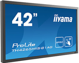 foto de iiyama ProLite TH4265MIS-B1AG monitor pantalla táctil 106,7 cm (42) 1920 x 1080 Pixeles Multi-touch Negro