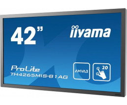 foto de iiyama ProLite TH4265MIS-B1AG monitor pantalla táctil 106,7 cm (42) 1920 x 1080 Pixeles Multi-touch Negro