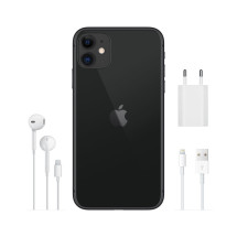 foto de Apple iPhone 11 15,5 cm (6.1) 128 GB SIM doble 4G Negro iOS 13