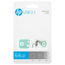 foto de HP x778w unidad flash USB 64 GB USB tipo A 3.2 Gen 1 (3.1 Gen 1) Verde, Blanco
