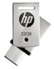 foto de HP x5000m unidad flash USB 32 GB USB Type-A / USB Type-C 3.2 Gen 1 (3.1 Gen 1) Acero inoxidable