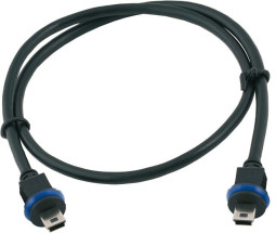 foto de Mobotix MX-CBL-MU-STR-5 cable USB 5 m USB 2.0 Mini-USB A Negro