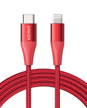 foto de Anker PowerLine+ II cable USB 1,8 m USB C Micro-USB B/Lightning Rojo