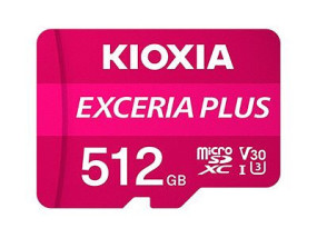 foto de MICRO SD KIOXIA 512GB EXCERIA PLUS UHS-I C10 R98 CON ADAPTADOR