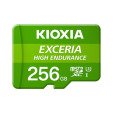 foto de MICRO SD KIOXIA 256GB EXCERIA HIGH ENDURANCE UHS-I C10 R98 CON ADAPTADOR