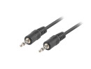 foto de CABLE ESTEREO LANBERG JACK 3.5MM MACHO/JACK 3.5MM MACHO 3M NEGRO