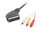 foto de CABLE EUROCONECTOR LANBERG MACHO/3X RCA MACHO 1.8M