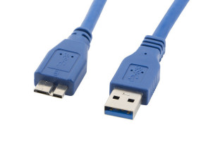foto de CABLE USB LANBERG 3.0 MACHO/MICRO USB MACHO 0.5M AZUL