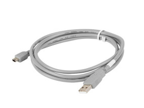 foto de CABLE USB LANBERG 2.0 MACHO/MINI USB MACHO 1.8M GRIS