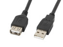 foto de CABLE ALARGADOR LANBERG USB 2.0 MACHO HEMBRA 0.7M NEGRO