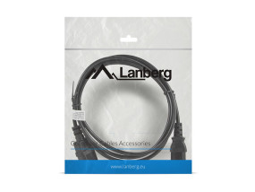 foto de CABLE ALARGADOR LANBERG ALIMENTACION CPU IEC320 C13 H/IEC320 C14 M 1.8M