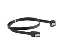 foto de CABLE SATA III LANBERG 6GB/S HEMBRA HEMBRA ANGULO CLIP METAL 30CM NEGRO