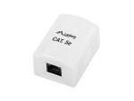 foto de ROSETA DE SUPERFICIE LANBERG CAT.5E UTP 1X TOMA RJ45 BLANCO