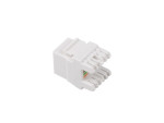 foto de CONECTOR KEYSTONE LANBERG CAT.6 UTP RJ45 180 GRADOS