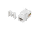 foto de CONECTOR KEYSTONE LANBERG CAT.5E UTP RJ45 90 GRADOS