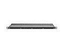 foto de PATCH PANEL LANBERG CAT.5E UTP 24 PUERTOS 0.5U RACK 19 NEGRO