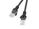 foto de Lanberg PCU5-10CC-0025-BK cable de red Negro 0,25 m Cat5e U/UTP (UTP)