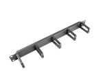 foto de ORGANIZADOR DE CABLES LANBERG 5 ANILLAS PLASTICO 1U TIPO B RACK 19 NEGRO