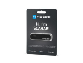 foto de NATEC Scarab lector de tarjeta Negro USB 3.2 Gen 1 (3.1 Gen 1) Type-A