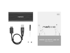 foto de NATEC NKZ-1043 caja para disco duro externo 2.5 Carcasa de disco duro/SSD Negro