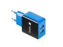 foto de CARGADOR NATEC 2XUSB 5V 2.1A, 230V NEGRO AZUL