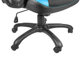 foto de GENESIS SX33 Silla para videojuegos de PC Asiento acolchado Negro, Azul