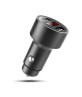 foto de CARGADOR COCHE EIGHTT USB 2 PUERTOS 5V-2,4A 12W ALUMINIO