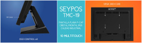 foto de Seypos TMC-19 monitor pantalla táctil 48,3 cm (19) 1280 x 1024 Pixeles Multi-touch Multi-usuario Gris