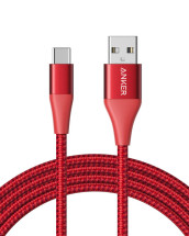 foto de Anker Powerline+ II cable USB 1,8 m USB 2.0 USB C USB A Rojo