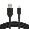 foto de CABLE LIGHTNING BELKIN BOOSTCHARGE MACHO A USB/ A MACHO 1M