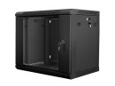 foto de ARMARIO LANBERG 9U 600X450X512 AUTO ENSAMBLADO RACK 19 HASTA 60 KG NEGRO