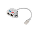 foto de ADAPTADOR LANBERG SPLITTER ETHERNET FTP RJ45 A 2X RJ45