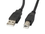 foto de Lanberg CA-USBA-10CC-0030-BK cable USB 3 m USB 2.0 USB B Negro