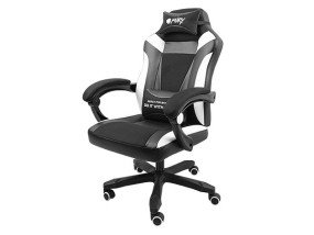 foto de SILLA GAMING FURY AVENGER M+ GASLIFT 3 150KG NEGRA/BLANCA