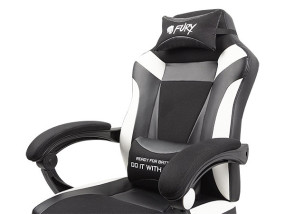 foto de SILLA GAMING FURY AVENGER M+ NEGRA/BLANCA