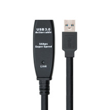 foto de Nanocable Cable USB 3.0 prolongador con amplificador, tipo A/M-A/H, 15m